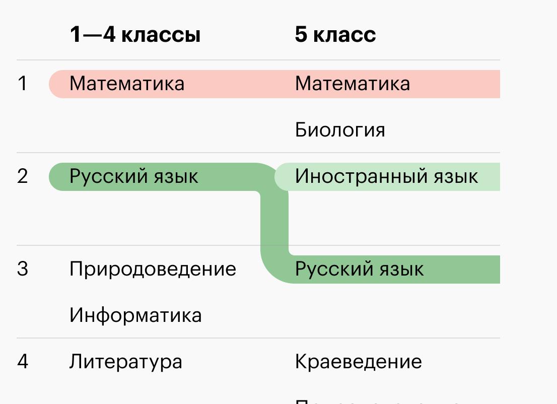 Какие предметы изучают в 5 классе
